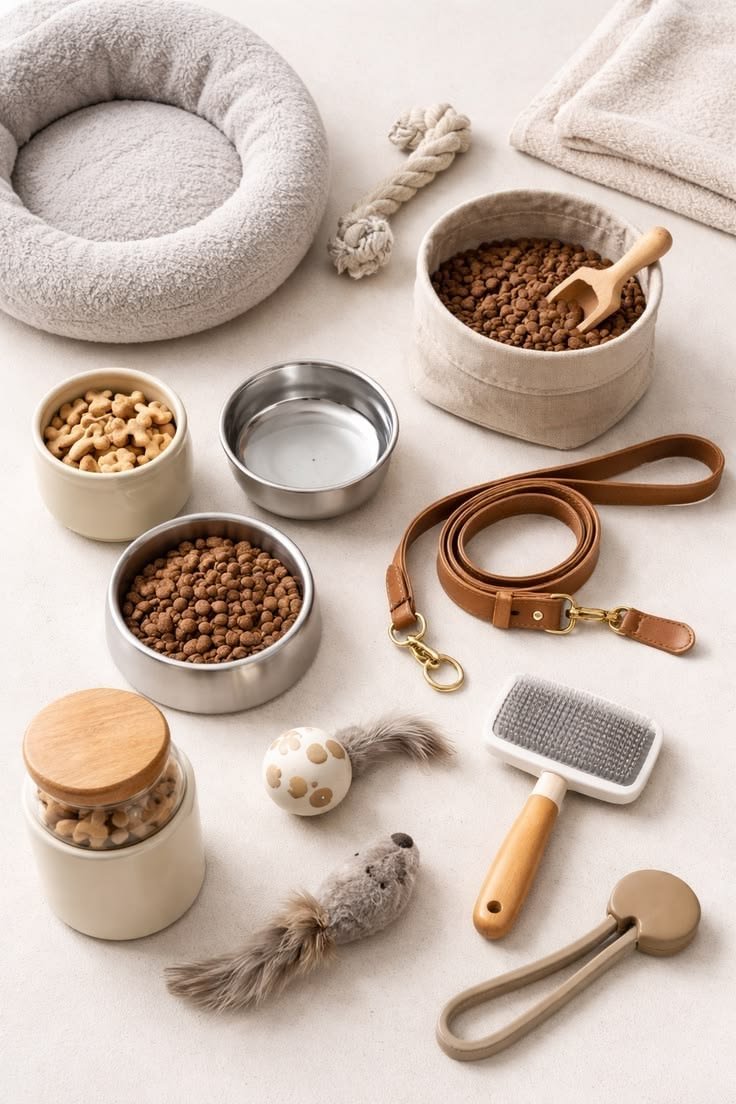 Pet essentials for everyday care