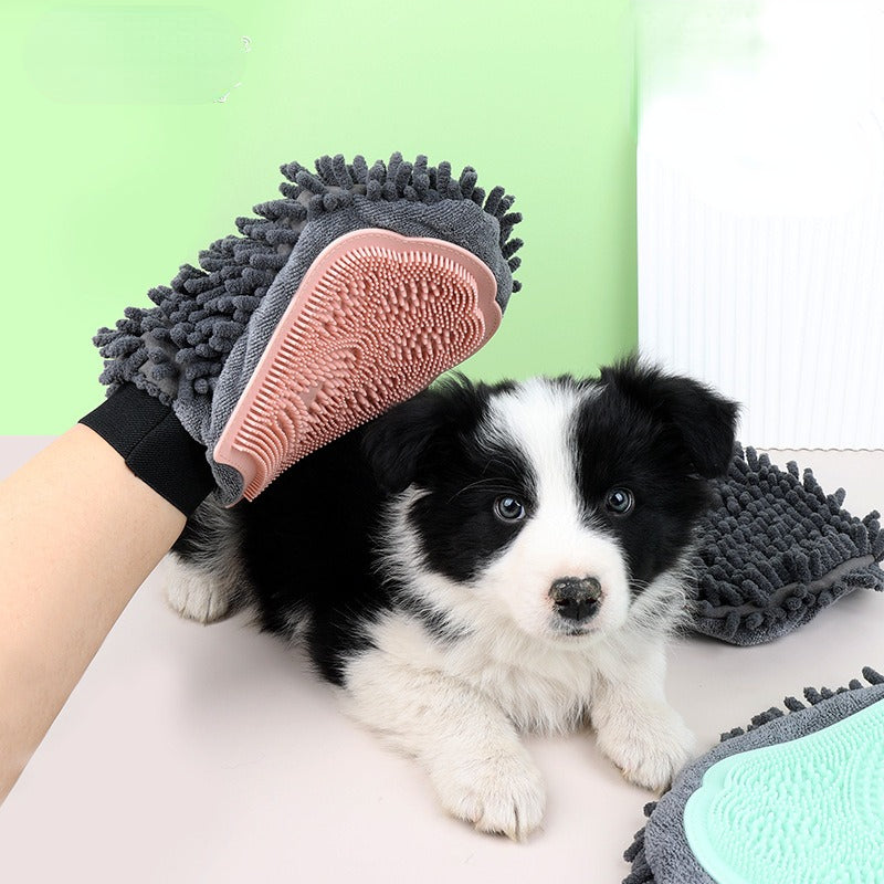2 in 1 pet bathing brush