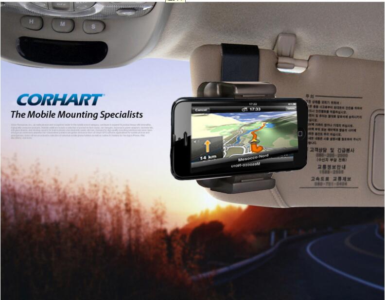 car sun visor phone mount