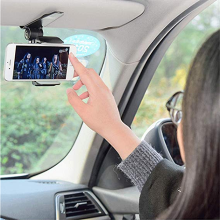 car sun visor phone mount