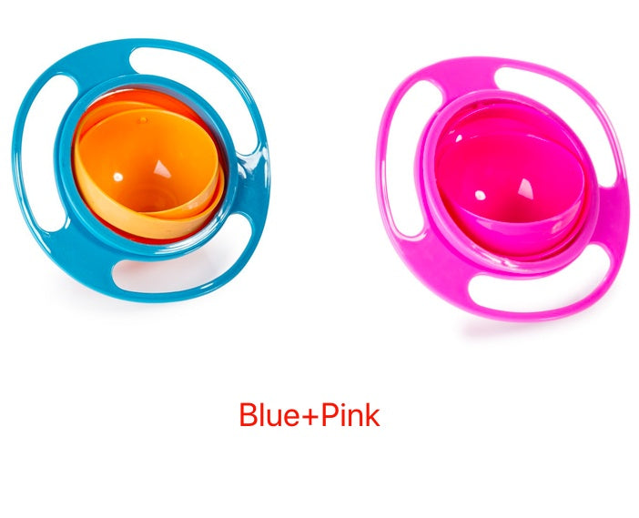 360 Rotating Toddler Snack Bowl