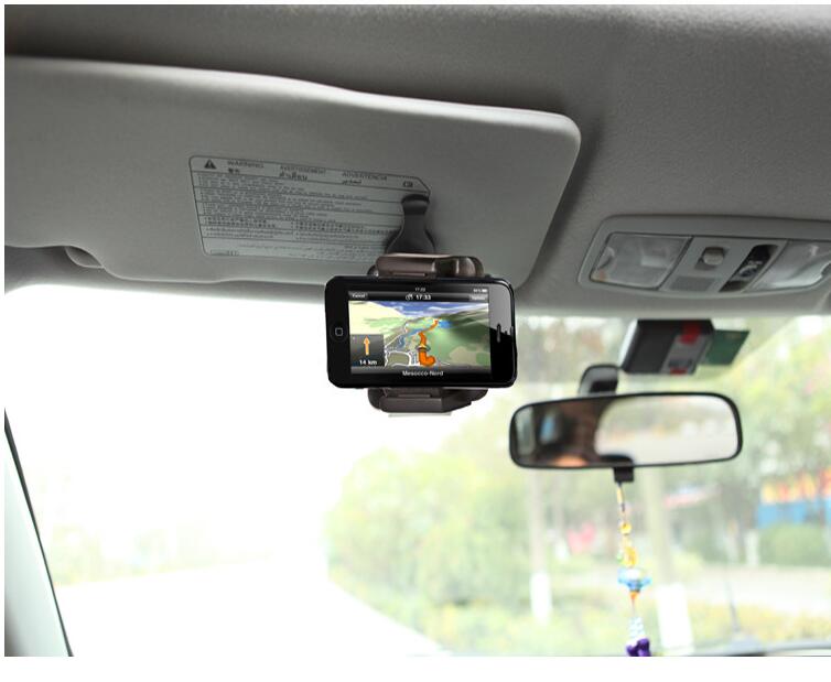 car sun visor phone mount