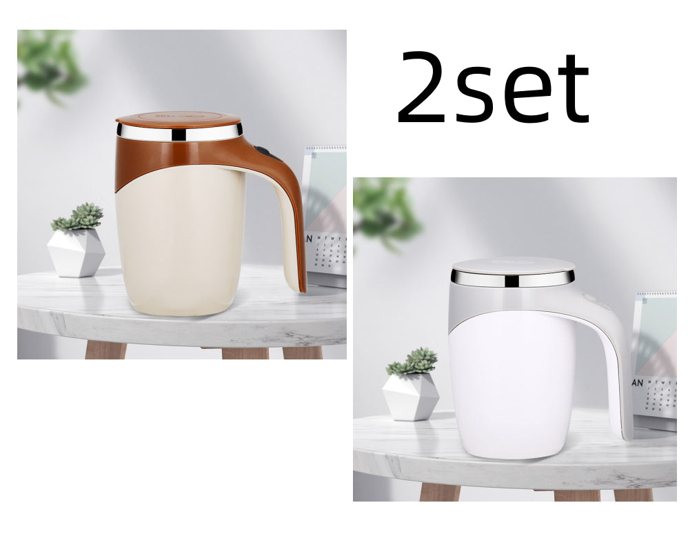 Automatic Self Stirring Coffee Mug with Stainless Steel Liner