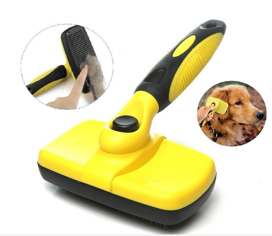 self cleaning slicker brush