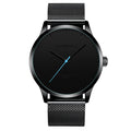 mens stainless steel mesh strap watch