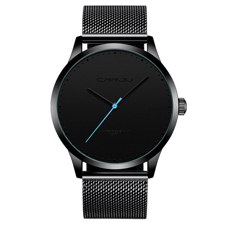 mens stainless steel mesh strap watch