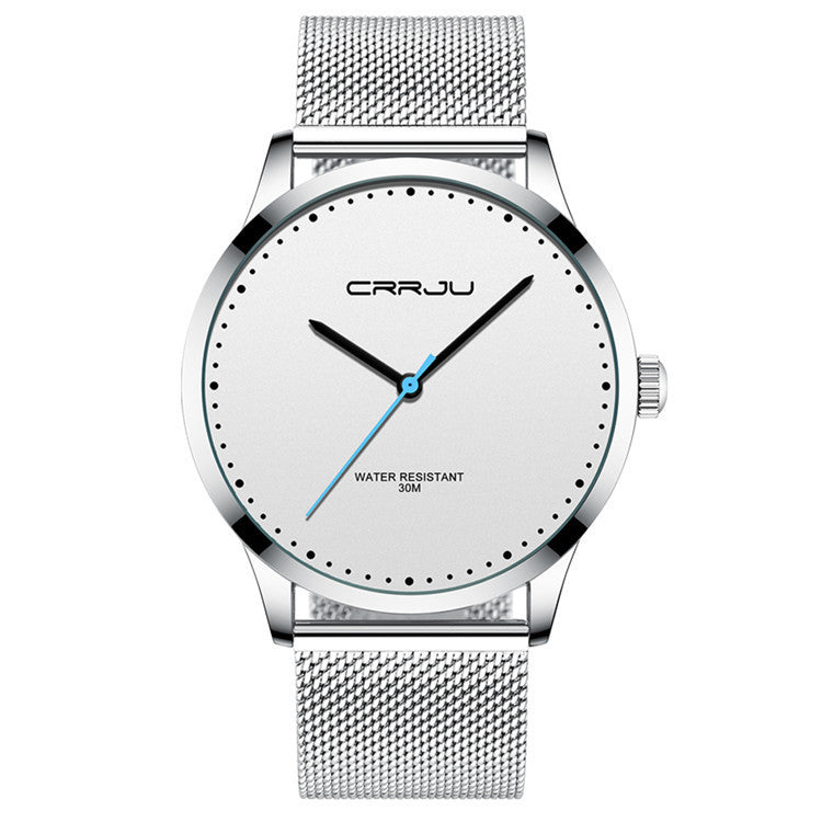 mens stainless steel mesh strap watch