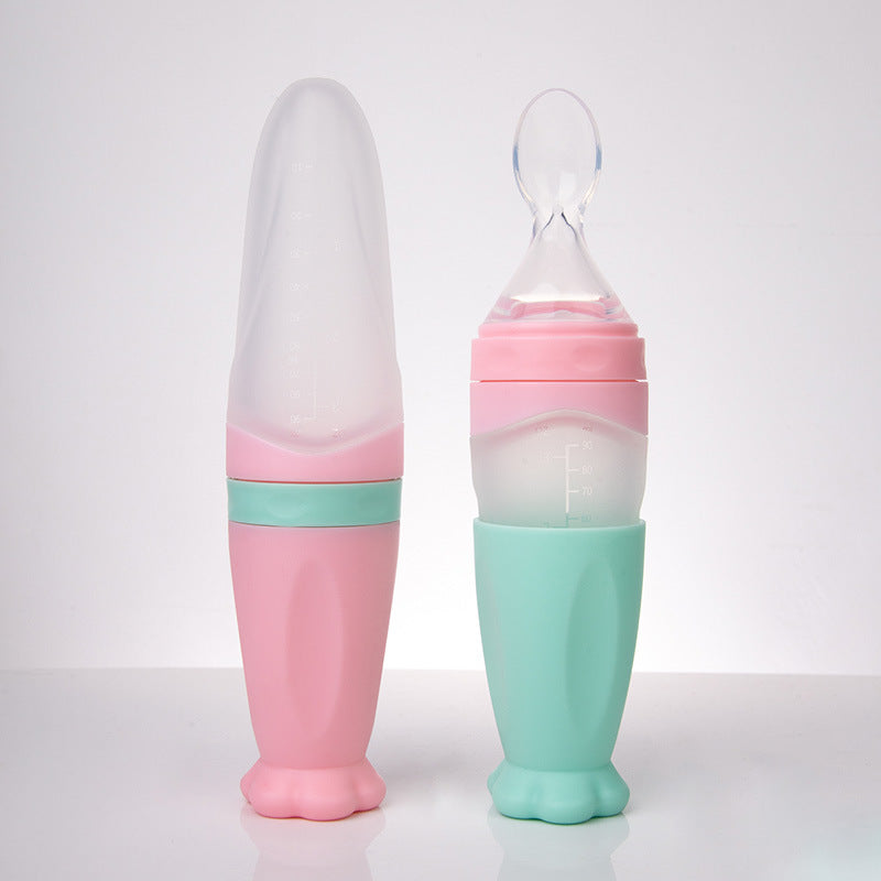 baby squeeze feeding bottle
