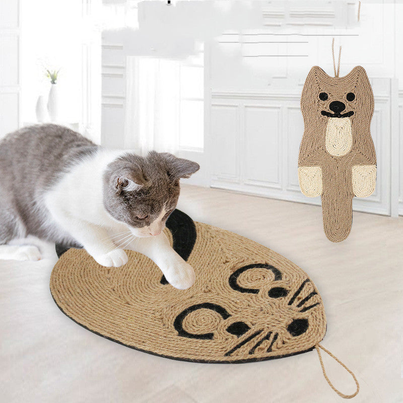 Mouse-Shaped Sisal Cat Scratching Pad