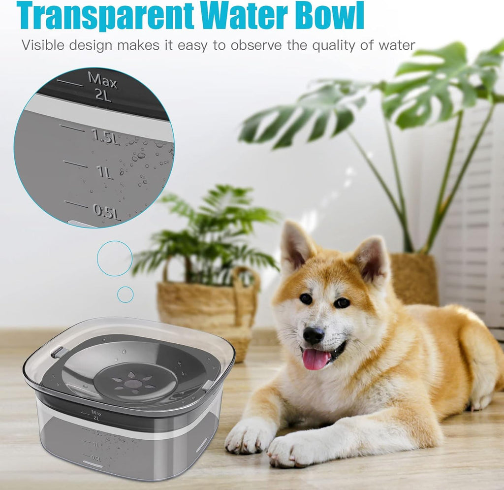 anti spill slow water feeder bowl