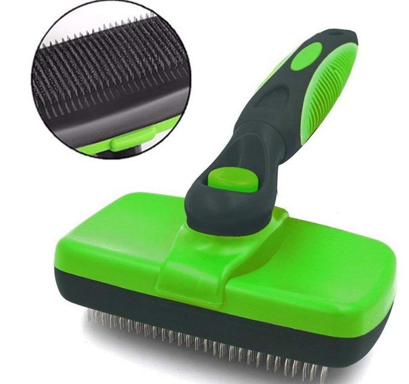 self cleaning slicker brush