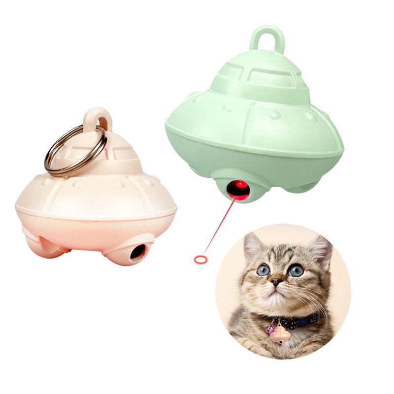 Automatic Cat Collar Laser Toy USB Rechargeable 360 Degree
