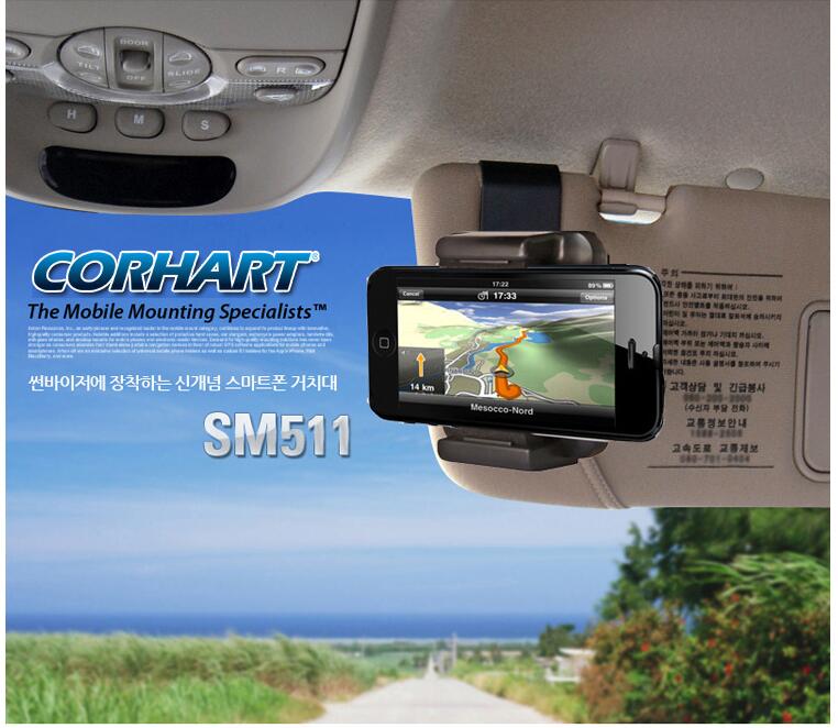 car sun visor phone mount