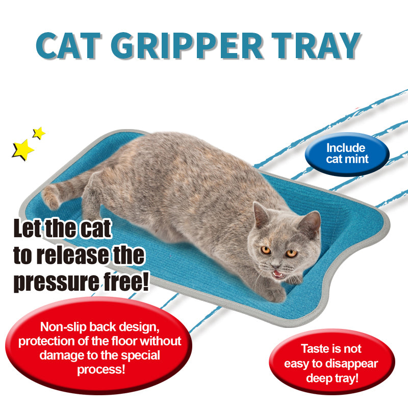 square cat scratching board