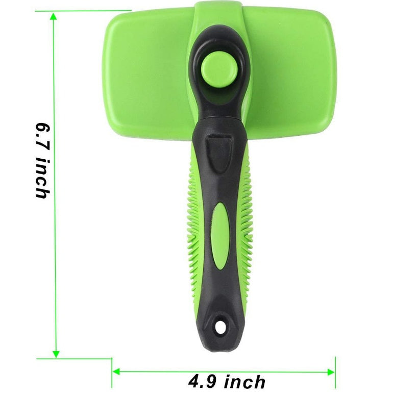self cleaning slicker brush
