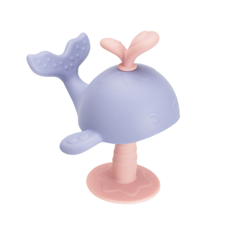 silicone whale teether