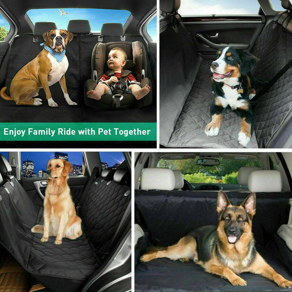 Waterproof Dog Car Seat Cover Rear Seat Hammock Protector