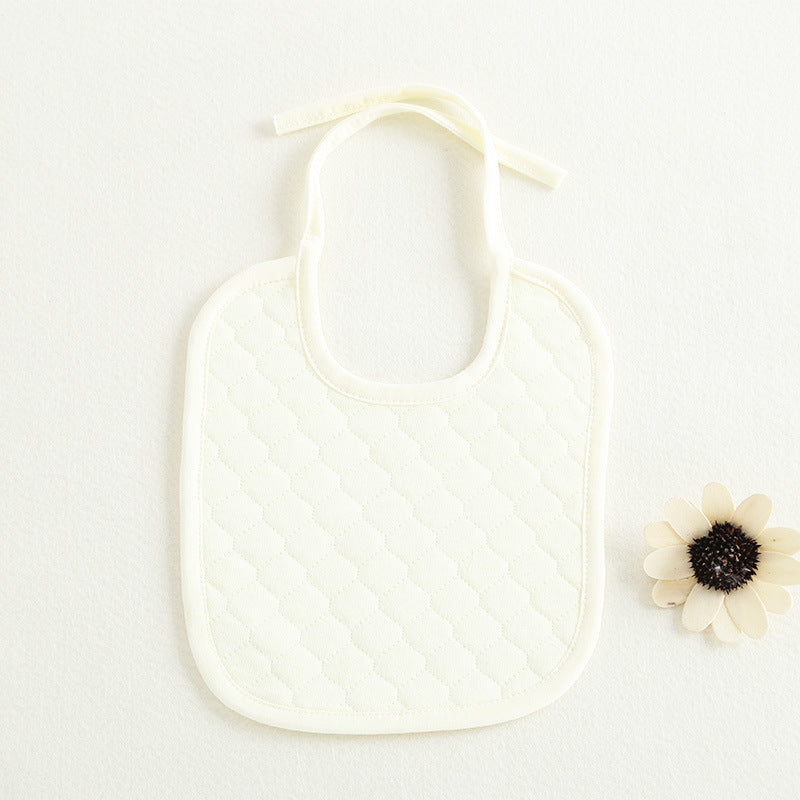 round cotton baby bib