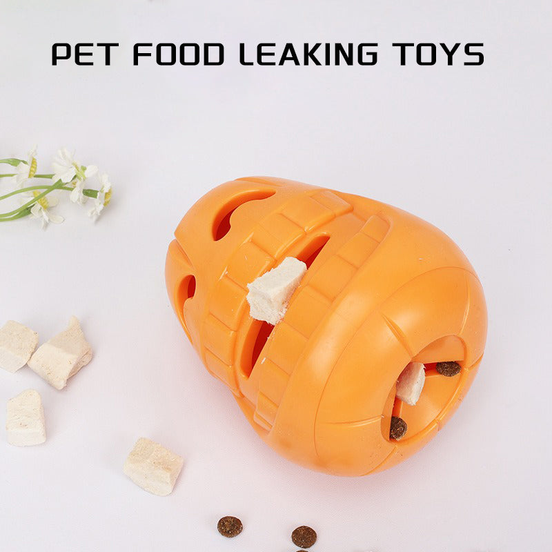 halloween pumpkin dog toy