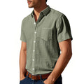 Mens Loose Fit Short Sleeve Shirt Casual Summer Style