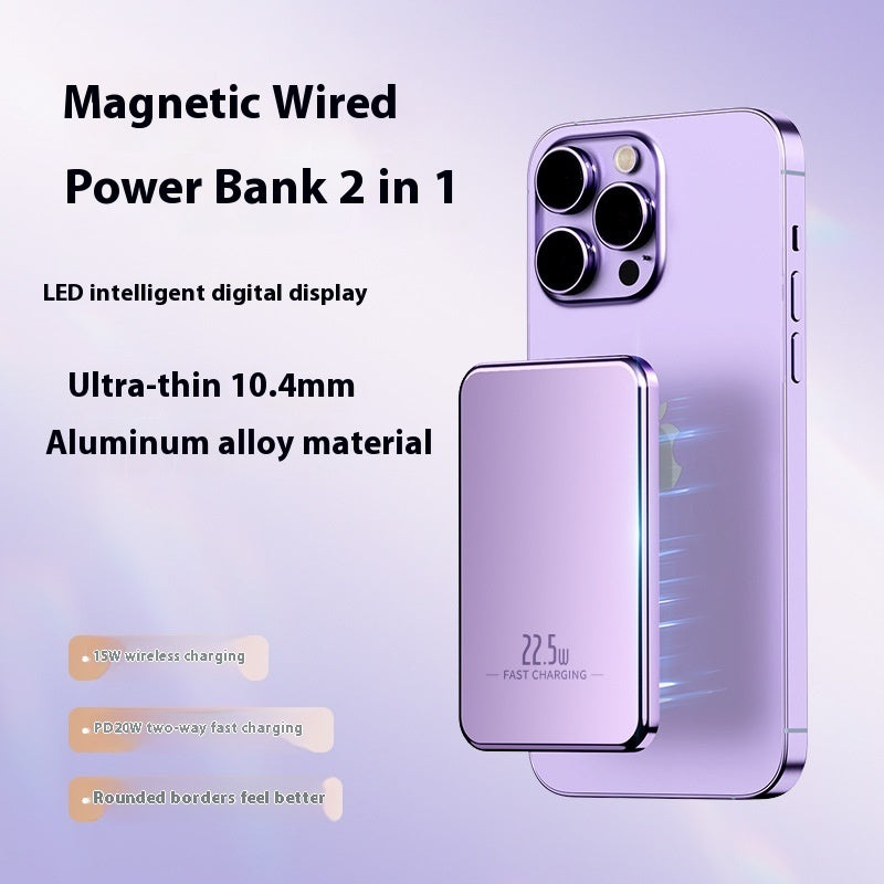 Slim Magnetic Wireless Power Bank