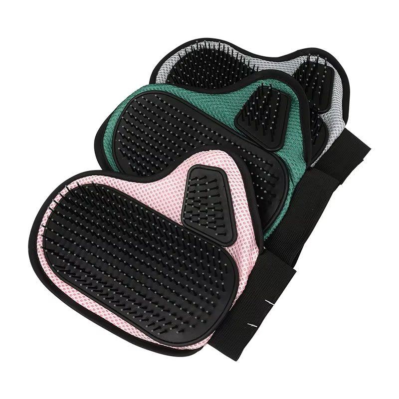 56000a415ee2ddd4b9c74547eb7c4394Silicone Pet Grooming Glove for Dogs and Cats