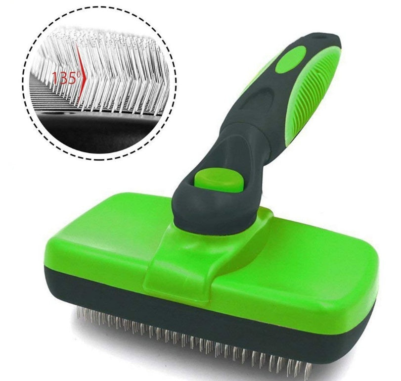 self cleaning slicker brush