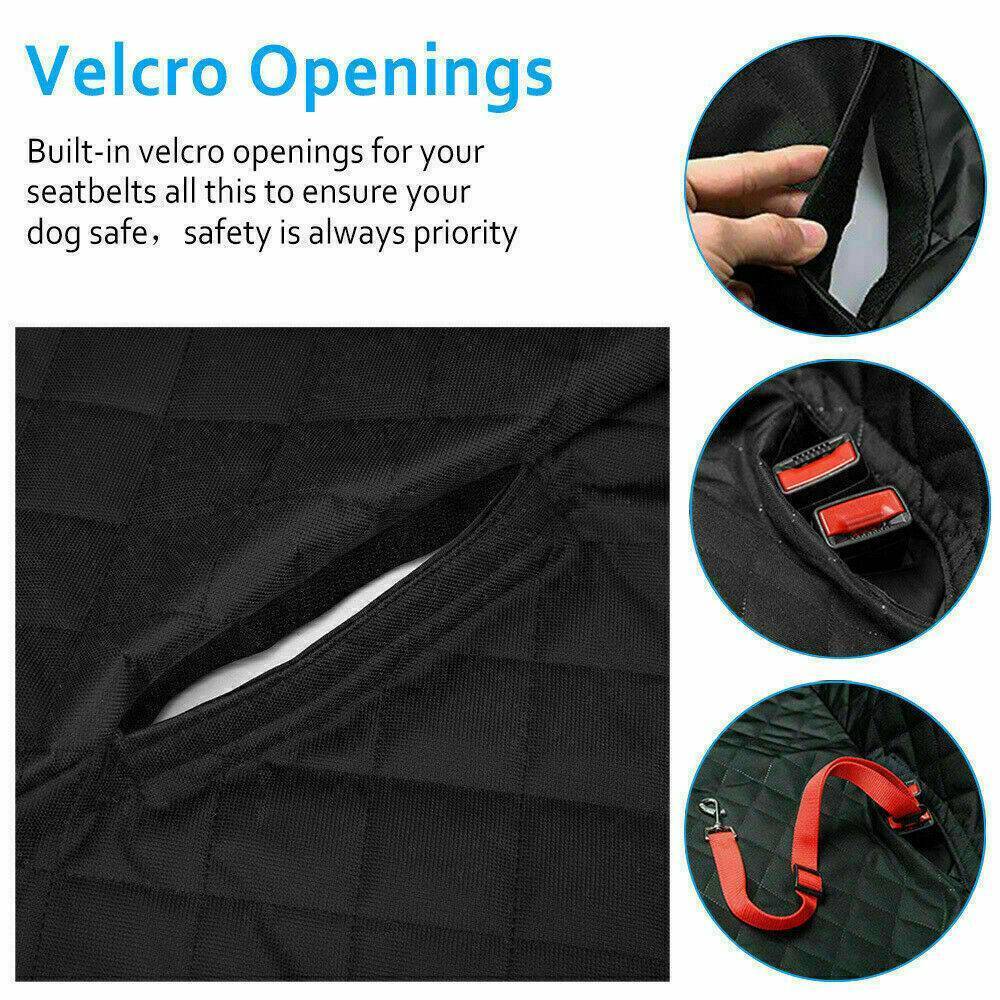 Waterproof Dog Car Seat Cover Rear Seat Hammock Protector