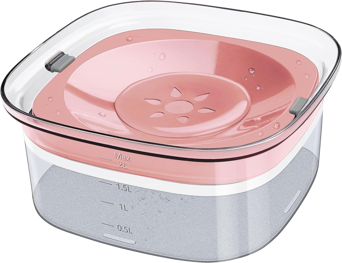 anti spill slow water feeder bowl