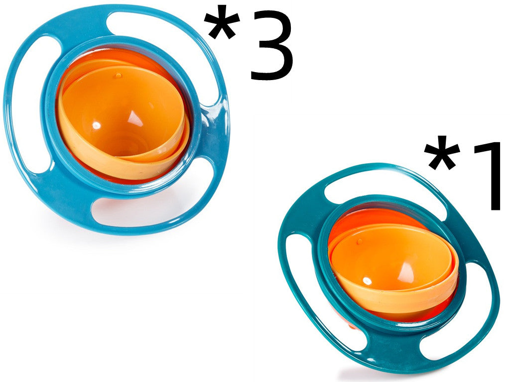 360 Rotating Toddler Snack Bowl