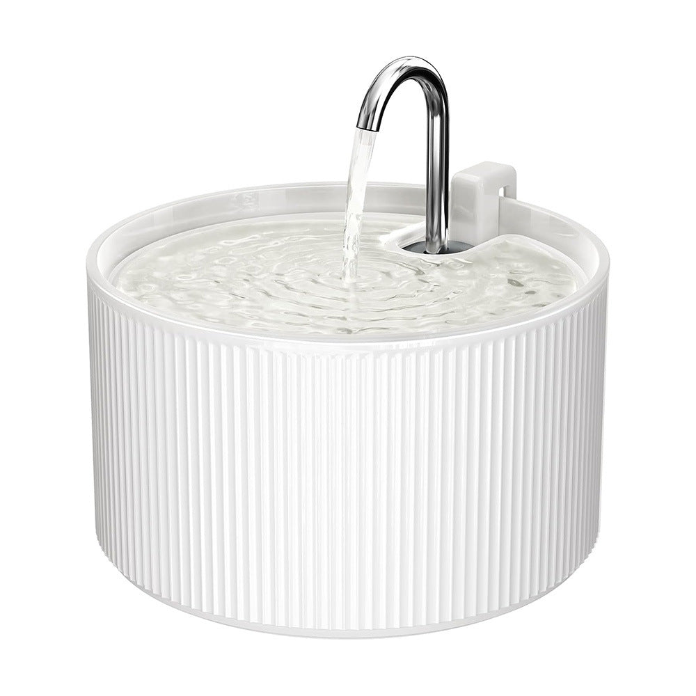 Ceramic Cat Water Fountain 2.2L Roman Column Design