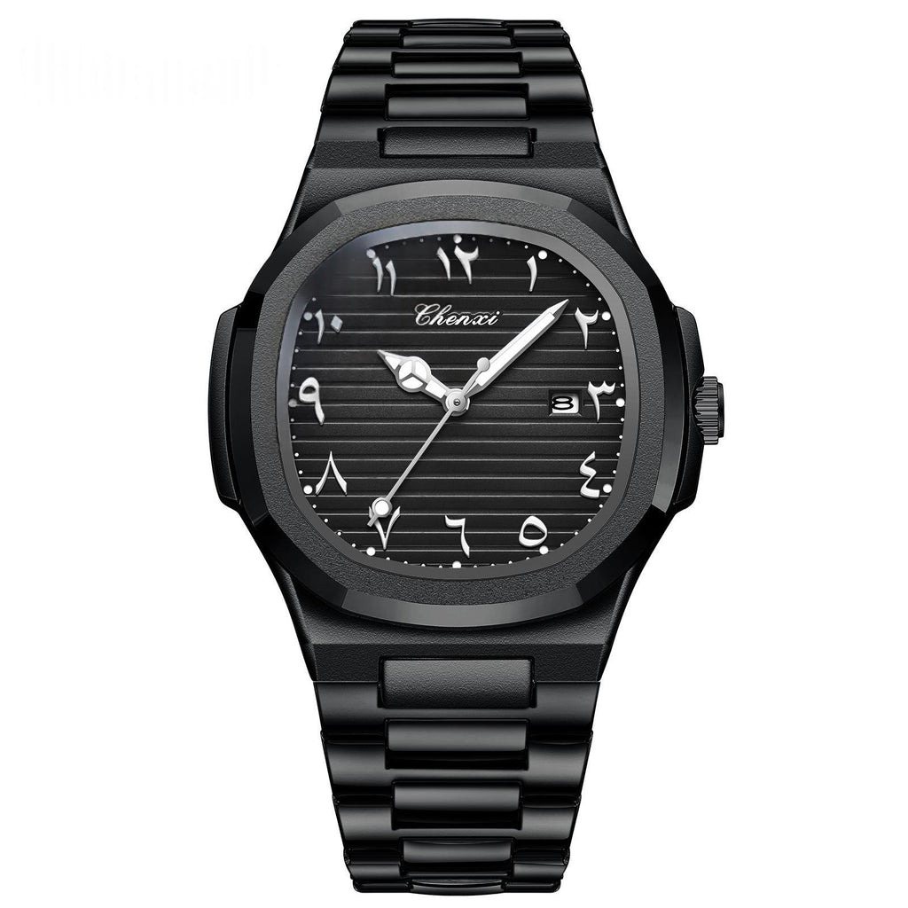 Mens Classic Quartz Watch with Stainless Steel Bracelet