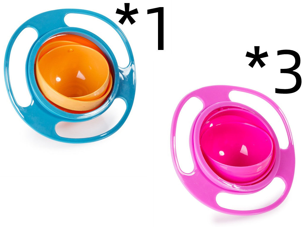 360 Rotating Toddler Snack Bowl