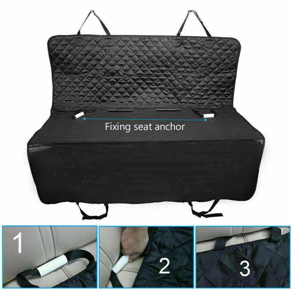 Waterproof Dog Car Seat Cover Rear Seat Hammock Protector