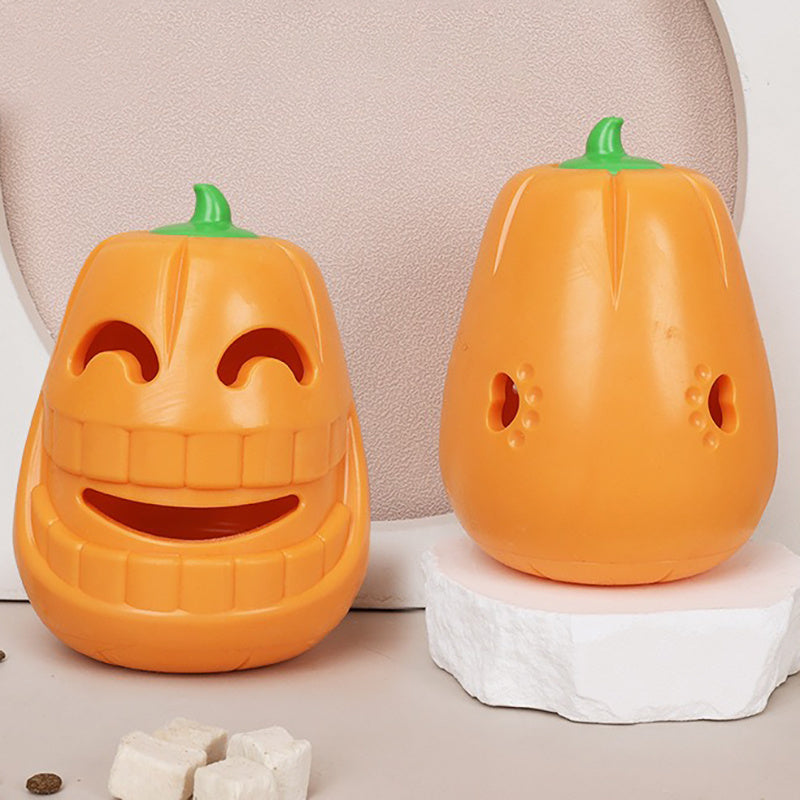 halloween pumpkin dog toy