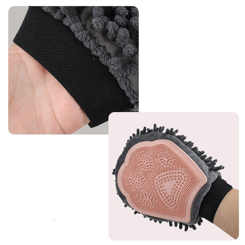 2 in 1 pet bathing brush