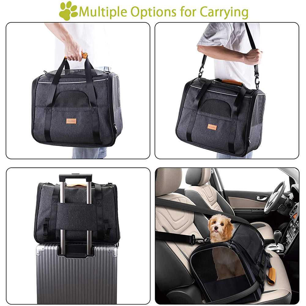 foldable soft pet carrier bag