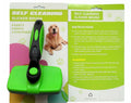 self cleaning slicker brush