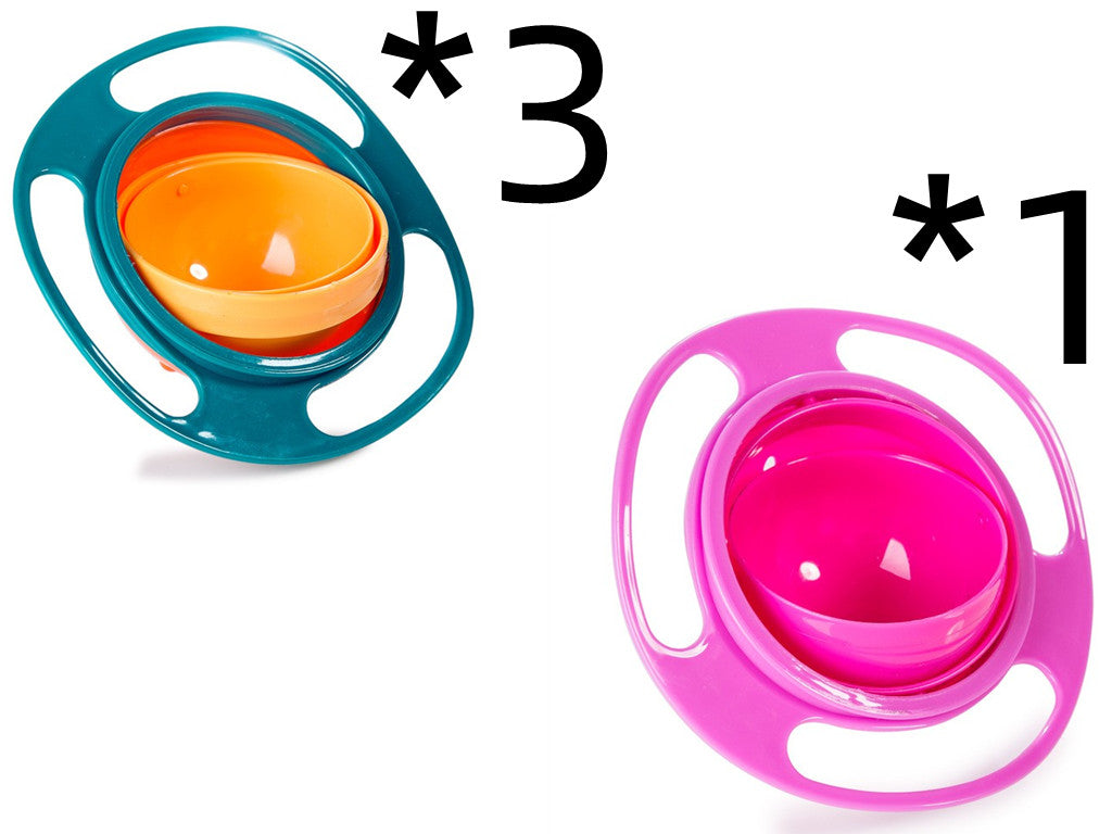 360 Rotating Toddler Snack Bowl