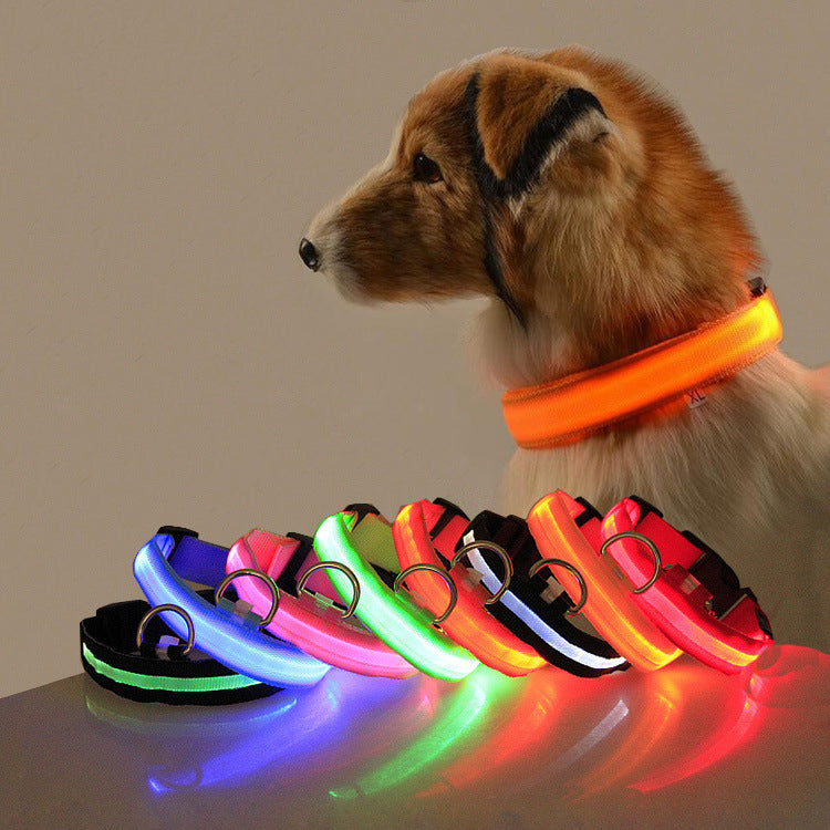 Rechargeable LED Safety Collar for Dogs