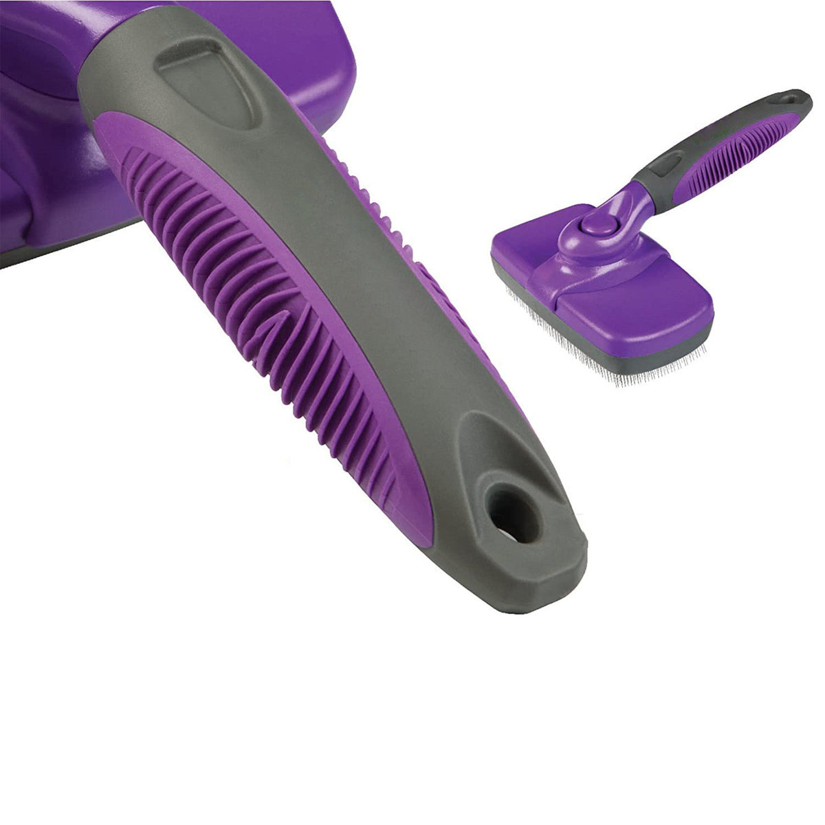 self cleaning deshedding brush