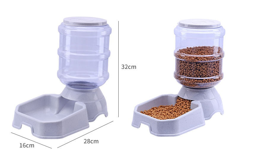 Pet Water Fountain for Cats and Dogs Grey