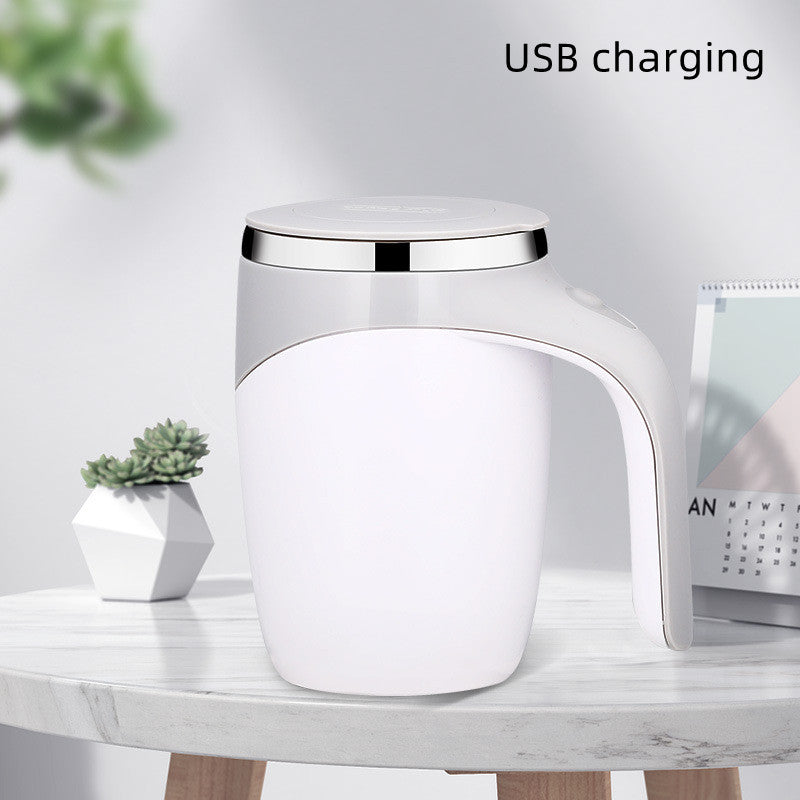Automatic Self Stirring Coffee Mug with Stainless Steel Liner