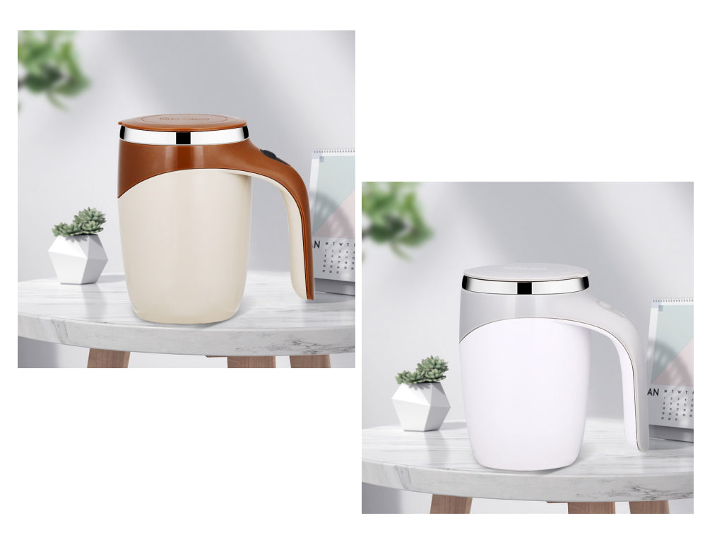 Automatic Self Stirring Coffee Mug with Stainless Steel Liner