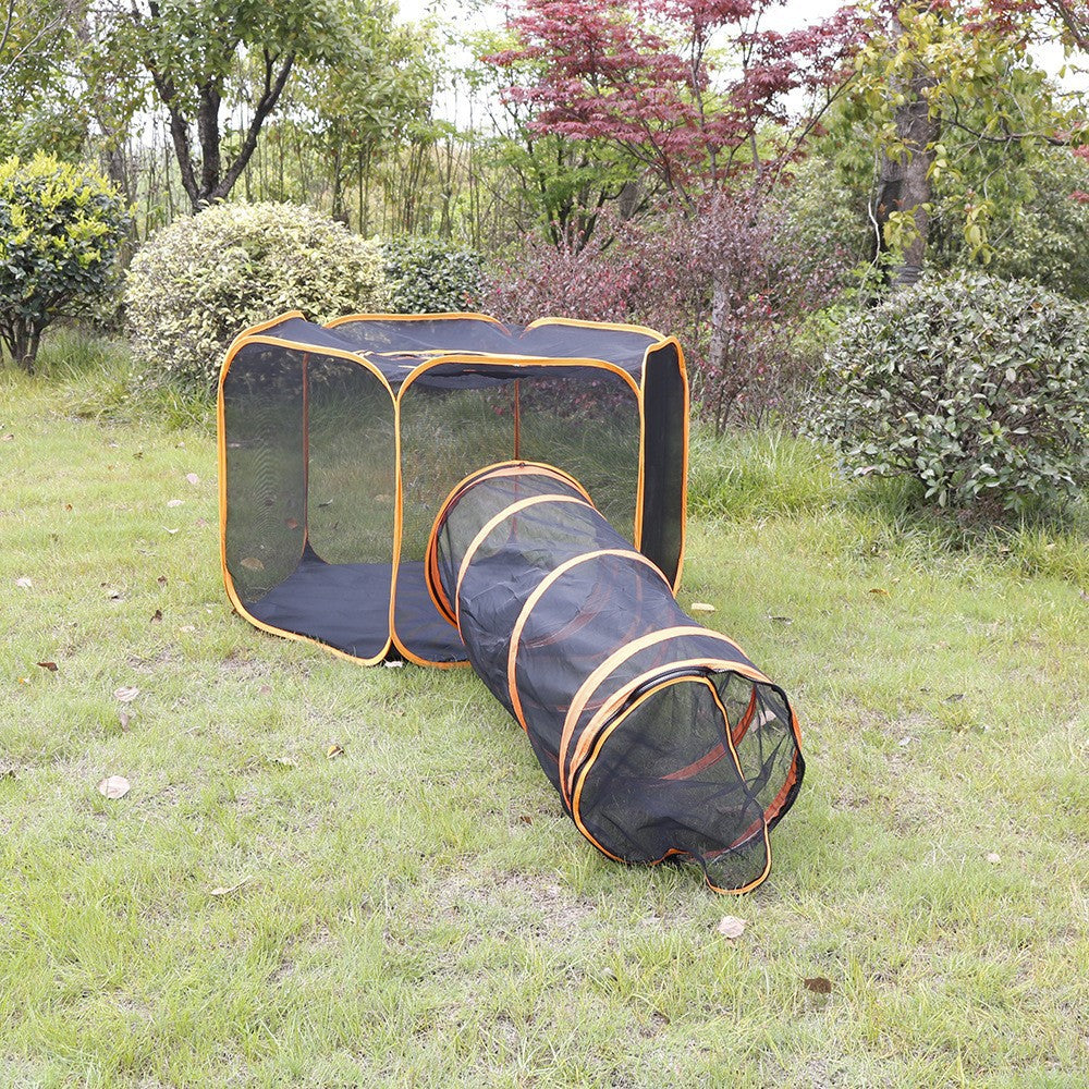 Foldable Oxford Pet Play Tent & Tunnel Set for Dogs
