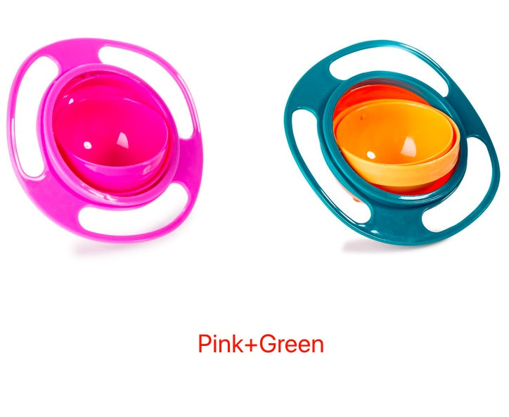 360 Rotating Toddler Snack Bowl