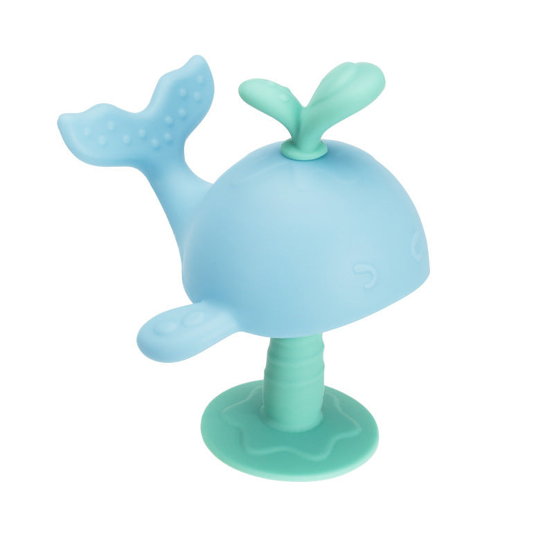 silicone whale teether