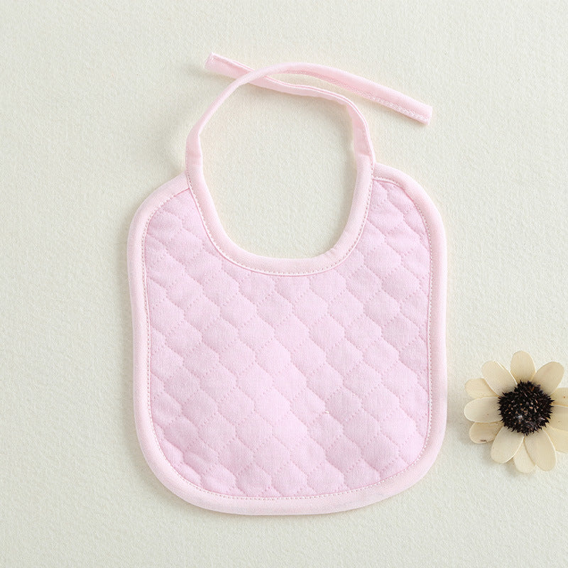 round cotton baby bib
