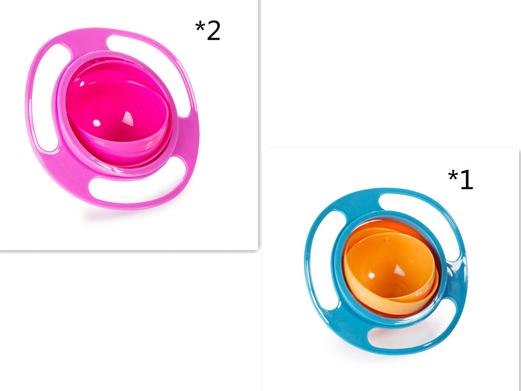 360 Rotating Toddler Snack Bowl