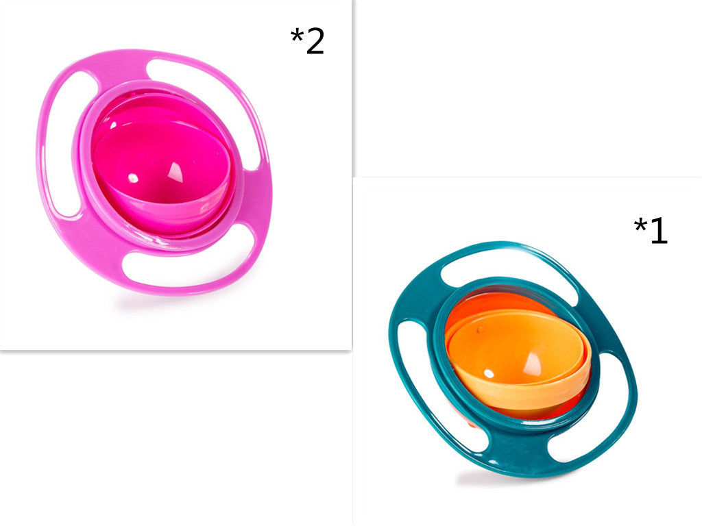 360 Rotating Toddler Snack Bowl